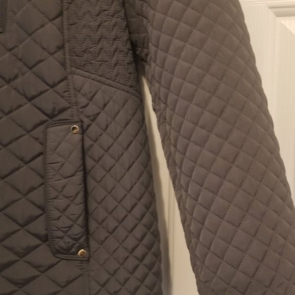 JONES NEW YORK Quilted Jacket with hood - Picture 7 of 12